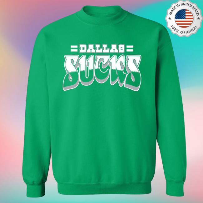 Official Barstool Huskies Merch Store Barstool U Dallas Sucks Crew neck Sweatshirt Barstoolhuskies Apparel Clothing Shop