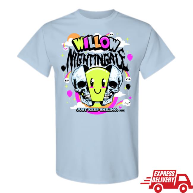 Willow Nightingale Just Keep Smiling Attractive Shirt