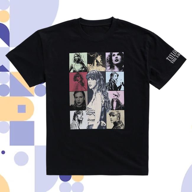 Official Taylor Seift Swift Clothing Store Shop Taylor Swift The Eras International Tour Black Tshirt TaylorSwift