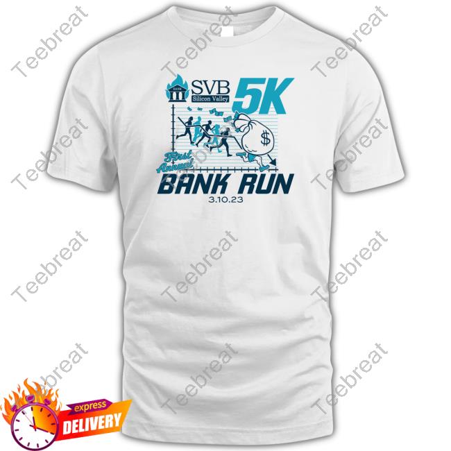 Svb Silicon 5K Valley First Annual Bank Run 03 10 23 Long Sleeve T Shirt Jim Bianco Biancoresearch