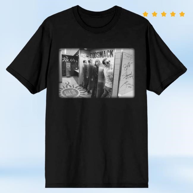 Official Godsmack Merch Store Godsmack Bathroom Photo Shirt