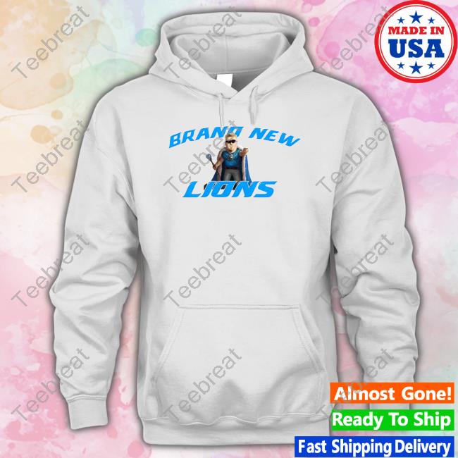 Official Pat Mcafee Show Merch Brand New Lions T Shirt Evan Fox