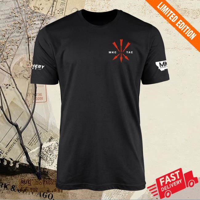 Official Montana Knife Company Mkc Broken Arrow Club Tac Tshirt