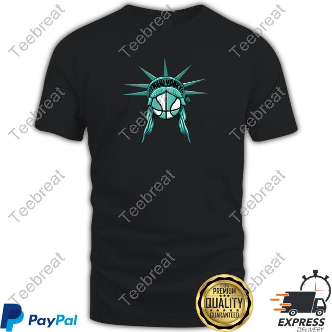 Athlete Logos Merch New York Lady Liberty Basketball Sweatshirt