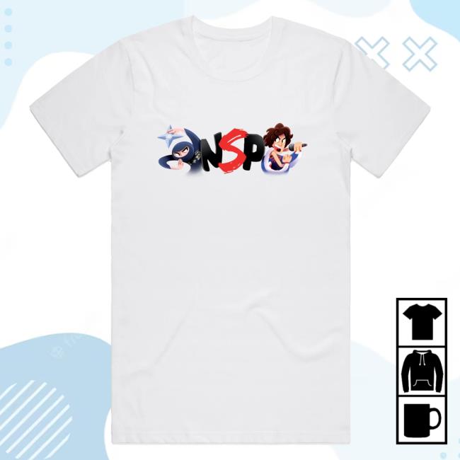 Official Good Merch Only Ninja Sex Party Cartoon Popover Shirt - White NSP