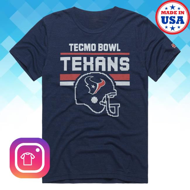 Homage Merch Tecmo Bowl Houston Texans Popover Shirt Apparel Clothing Store Shop