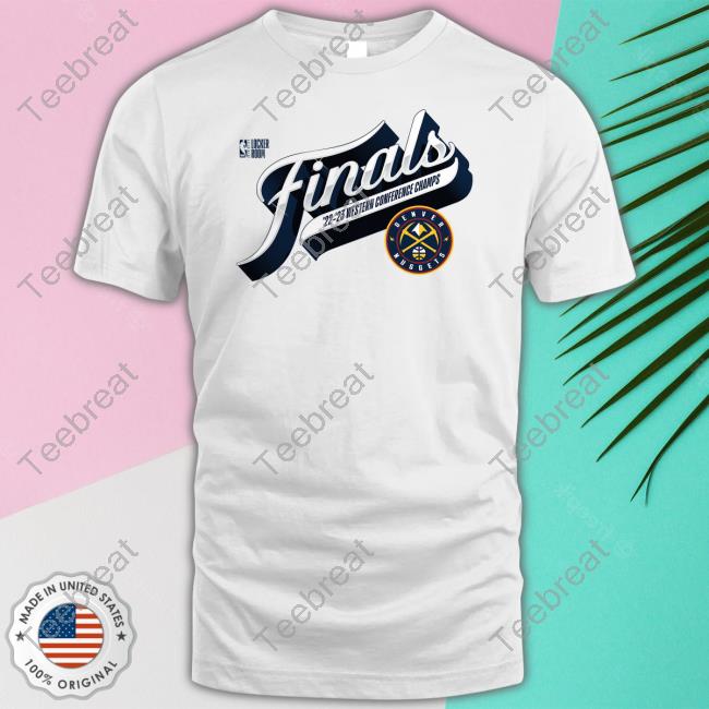 Official Altitude Authentics Merch Dever Nuggets Finals 2023 Western Conference Champs Tee