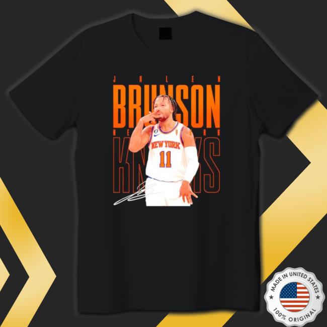 Jalen Brunson New York Knicks Signature 2022 Sweatshirts