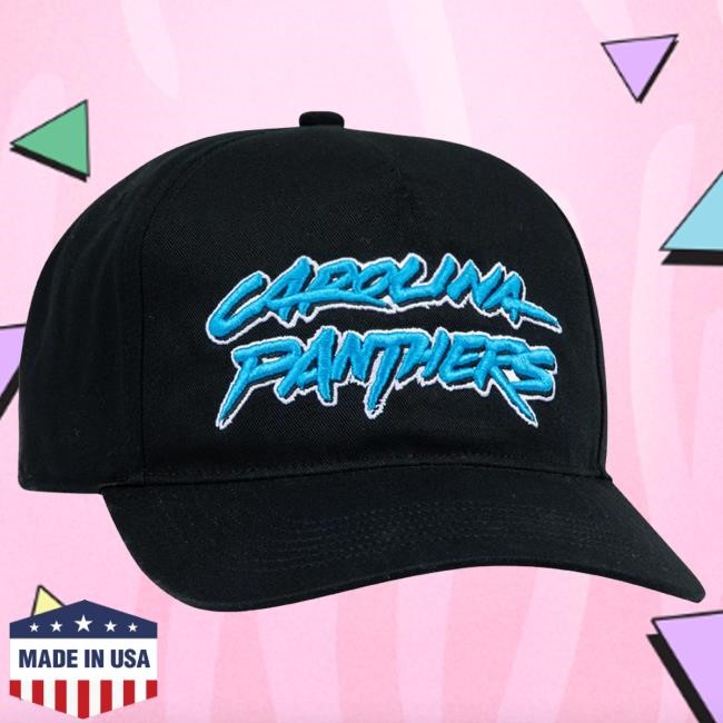 Official Golf Wang Merch Tyler The Creator Panthers Snapback Cap Black by Golf Wang x NFL