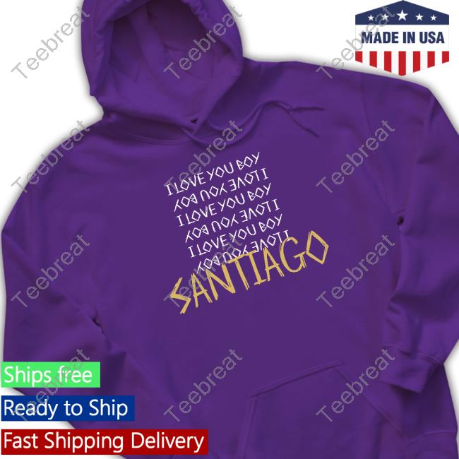 Santiago I Love You Boy Hoodie