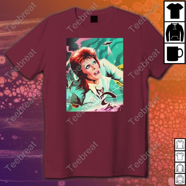 Galactic Bowie Shirt Navy