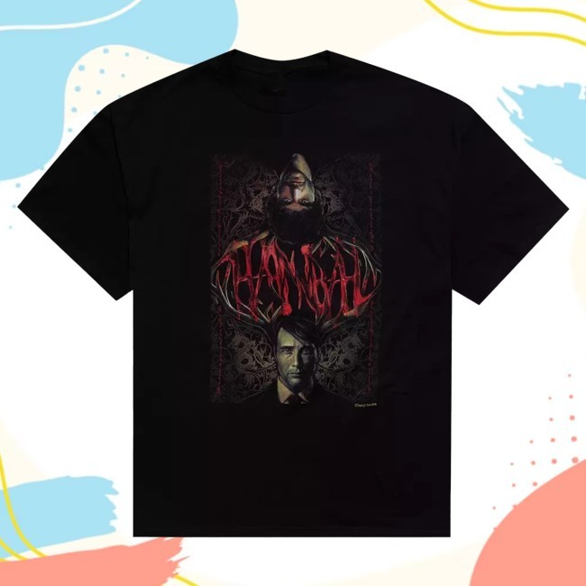 Hannibal Antlers Portrait New T-Shirt Hannibal Antlers Portrait Tee