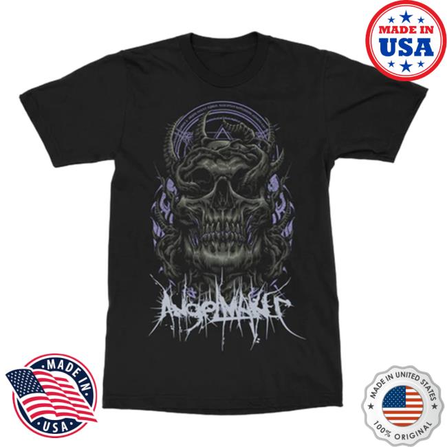 Indie Merch Store Angelmaker Skull Shirt 2023 Indiemerchstore