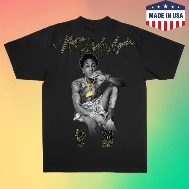 Official Never Broke Again Merch Store Shop Golden Boy Top Shirt NeverBrokeAgain