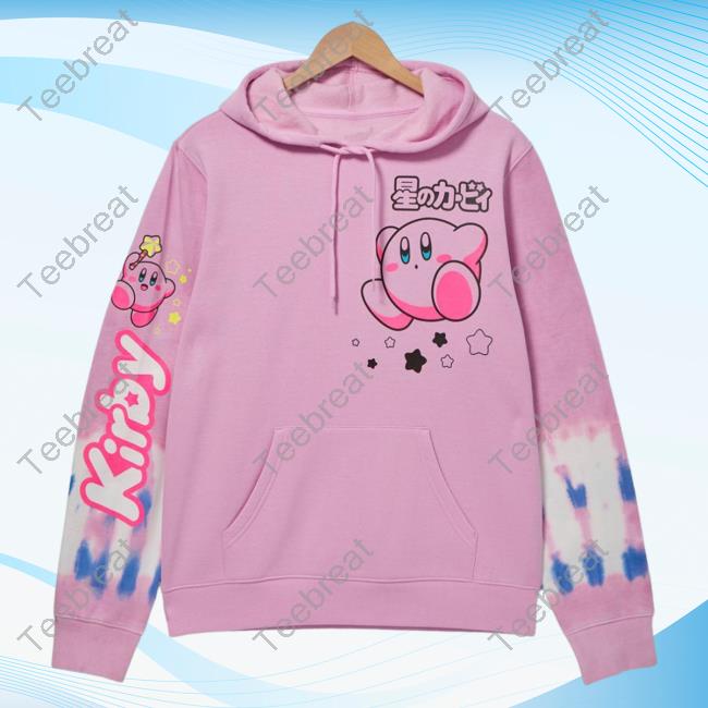 Official Box Lunch Clothing Shop Store Nintendo Kirby Portraits Tie Dye Sweatshirt Boxlunch Exclusive Merch