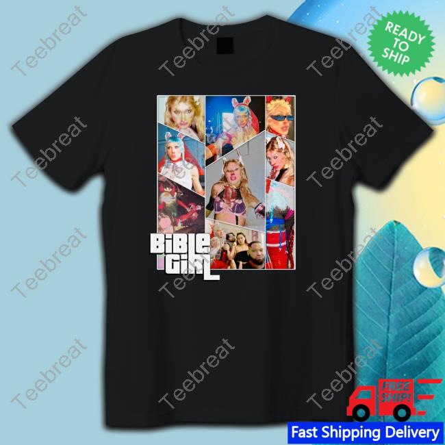 Official Drag Queen Merch Biblegirl Liberty City T Shirt