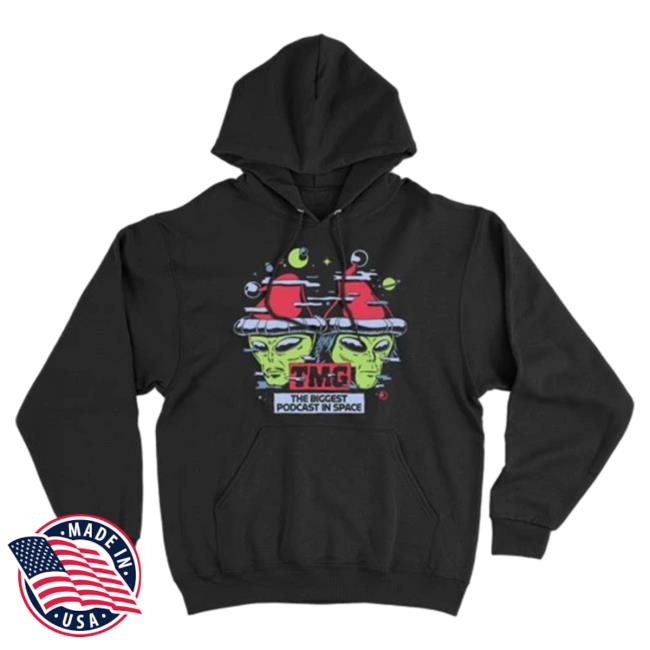 Official Tmg Studios Merch Store Biggest Podcast In Space Holiday Crewneck