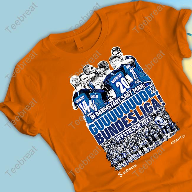 In Darmstadt Sagt Man Guuuuuuude Bundesliga Uffstiesch 2023 Long Sleeved T Shirt SV Darmstadt 98