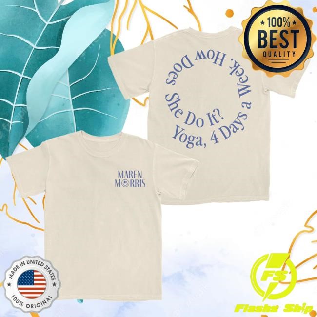 Official Maren Morris Merch Shop MM Yoga T Shirt Maren Morris