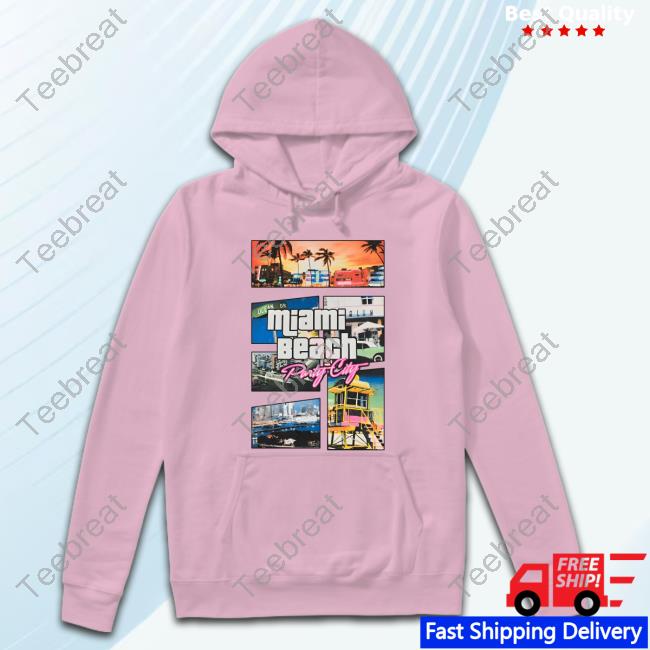 Official Miami Beach Party City T Shirt Official Miami Beach Party City Tee Shirt