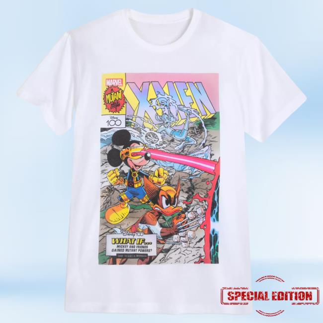 Official Shop Disney Merch Store Mickey Mouse And Friends – X-Men Comic Shirts Disney100 Shopdisney