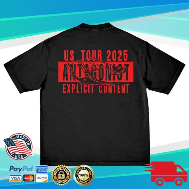 Official Playboi Carti Merch Store Antagonist Tour 2.0 Star Tee
