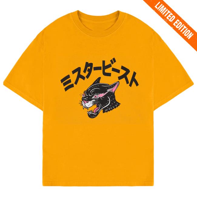 Mr Beast Merch Kanji Shirts