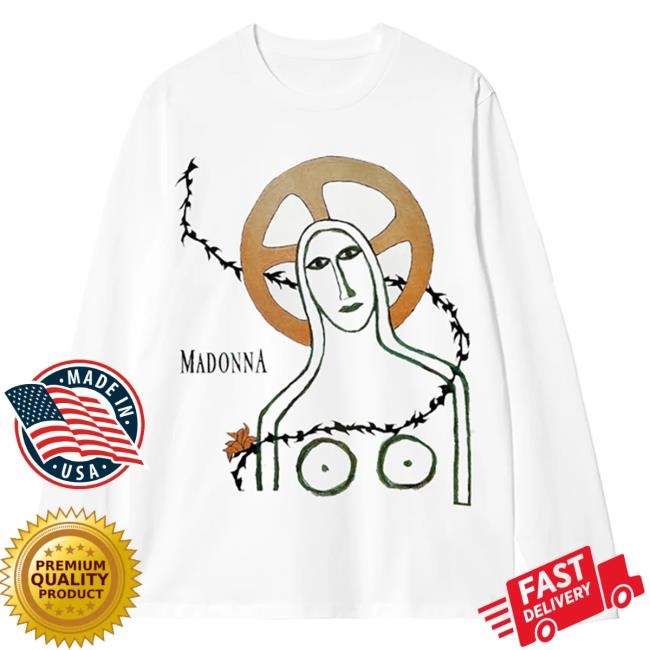 Official Madonna Merch Store Shop Madonna Like A Prayer Oversized LS Tee