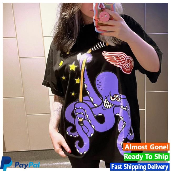 Octopus Detroit Red Wings Shirt