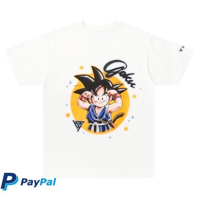 Official Hypland Clothing Merch Store Hypland Db Goku Flex Airbrush Attractive Shirt (White)