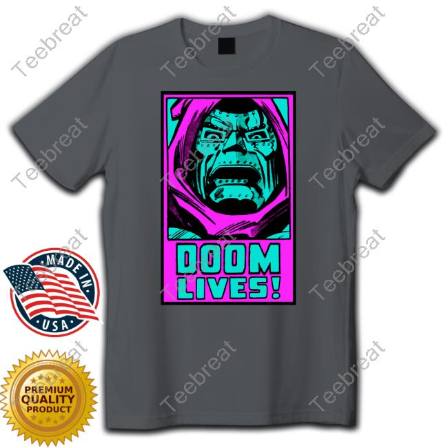 Holy Mountain Printing Merch Doom Lives Again Tee