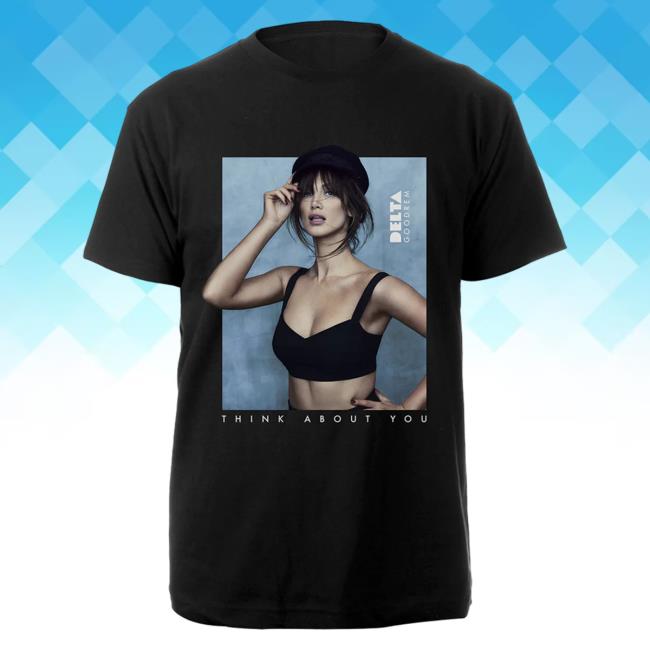 Official Merch Bar Delta Goodrem Think About You Cover Shirt 2023 Black MerchBar