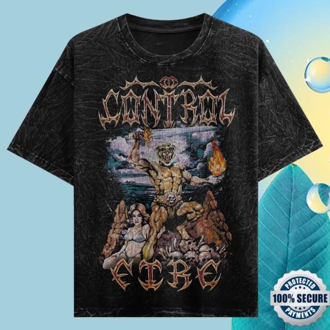 Official Papa Meat Merch Meatcanyon I Control Fire Top Shirt