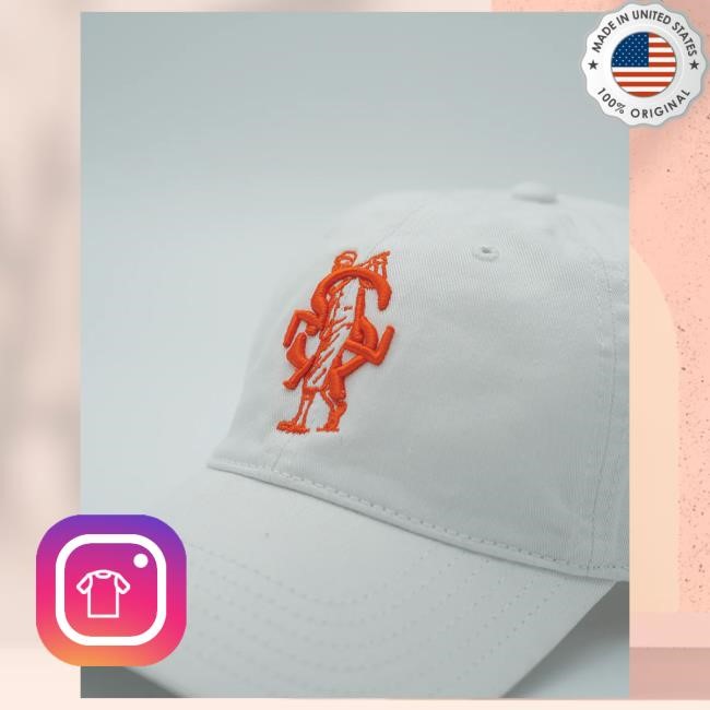 Official Sana Detroit Store Skull Sana Golf Dad Cap - White SanaDetroit