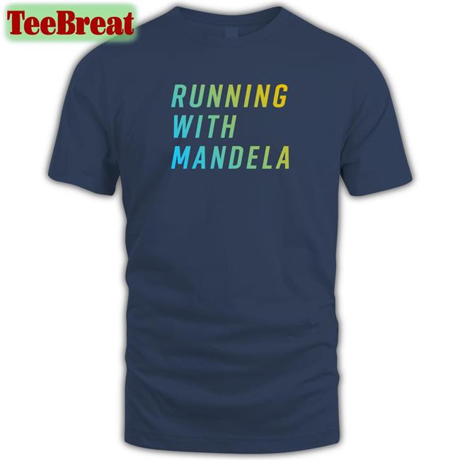 Running With Mandela Zip Up Hooded Mandela Barnes For US Senate Merch