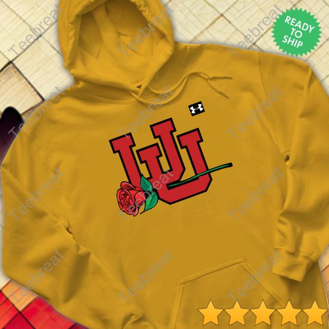 Interlocking Utah Utes Football Rose Hoodie
