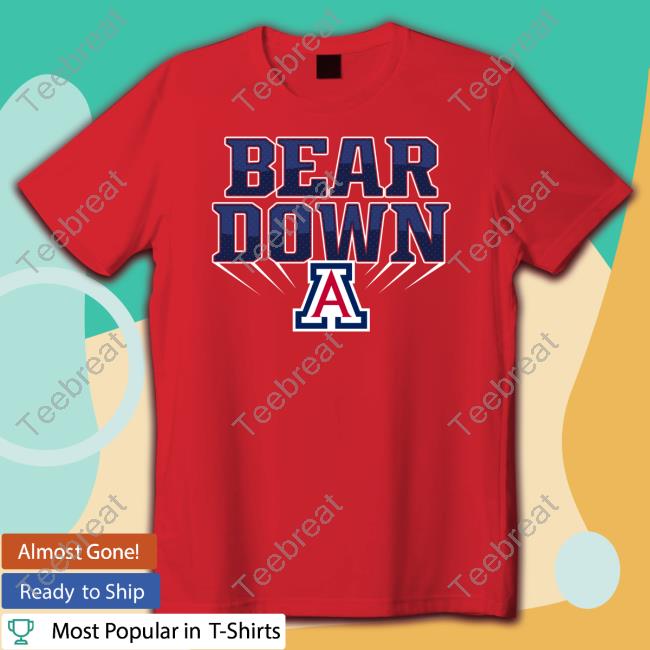Official NCAA Merch Bear Down Arizona Wildcats T Shirt
