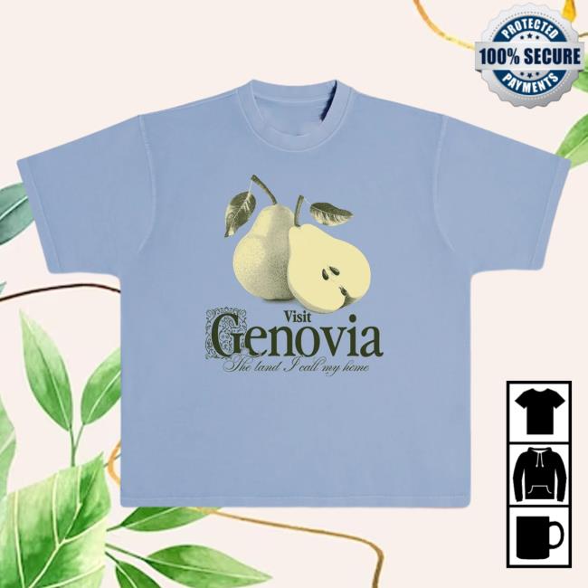 Official Super Yaki Shop Super Yaki Visit Genovia Heavyweight Tshirt Genovia Blue