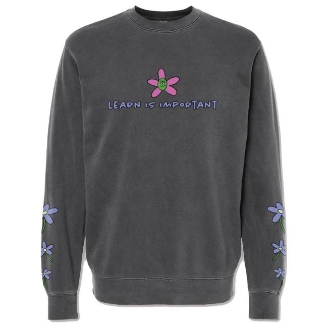 Try Guys | Learn Is Important Crewneck Sweatshirt – The Try Guys