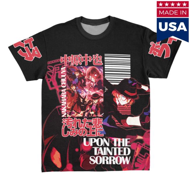 Official Anime Ape Clothing Bungou Stray Dogs Streetwear AOP T Shirt 3D All Over Print Animeape