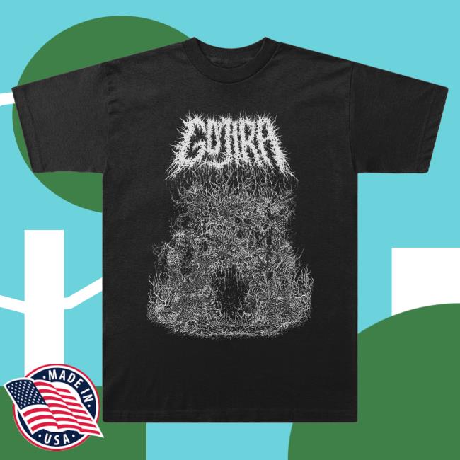 Official Gojira Merch Gojira Death Portal T Shirt Gojira Apparel Clothing