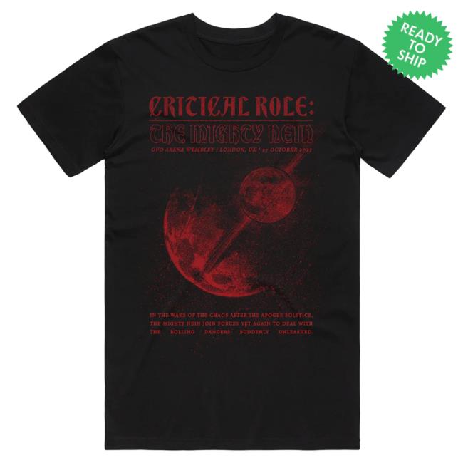 Official Critical Role Merch Store Shop Mighty Nein Echoes Of The Solstice Tees CriticalRole