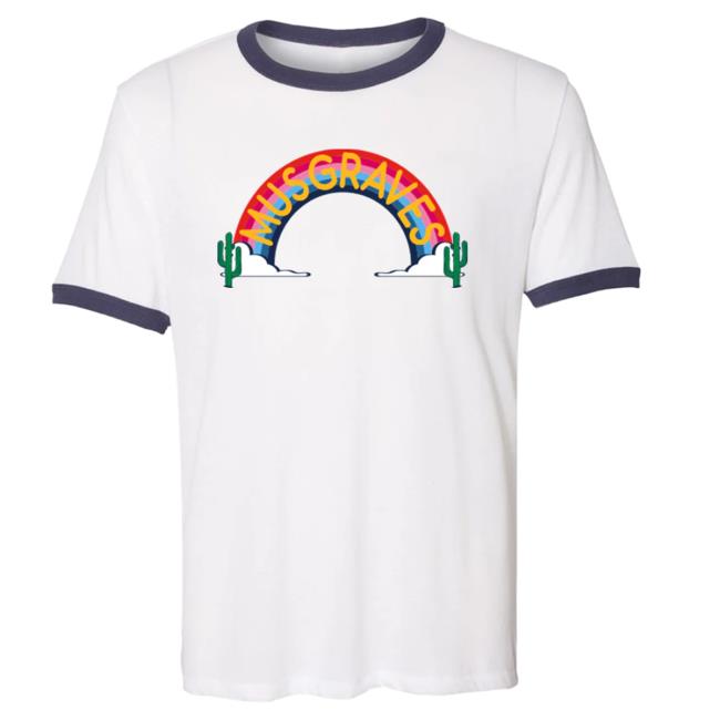 Official Kacey Musgraves Merch Store KaceyMusgraves Rainbow Ringer Popover Shirt Kacey Musgraves Apparel Clothing Shop