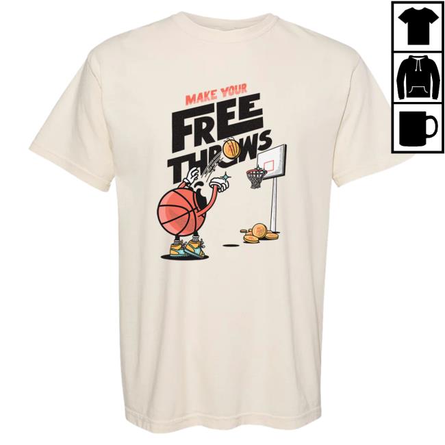 Official Barstool Huskies Merch Store Pardon My Take Make Your Free Throws Graphic Shirt 2023 Barstoolhuskies Apparel Clothing Shop