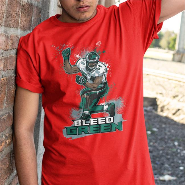 Bleed Green Jeremiah Trotter T Shirt