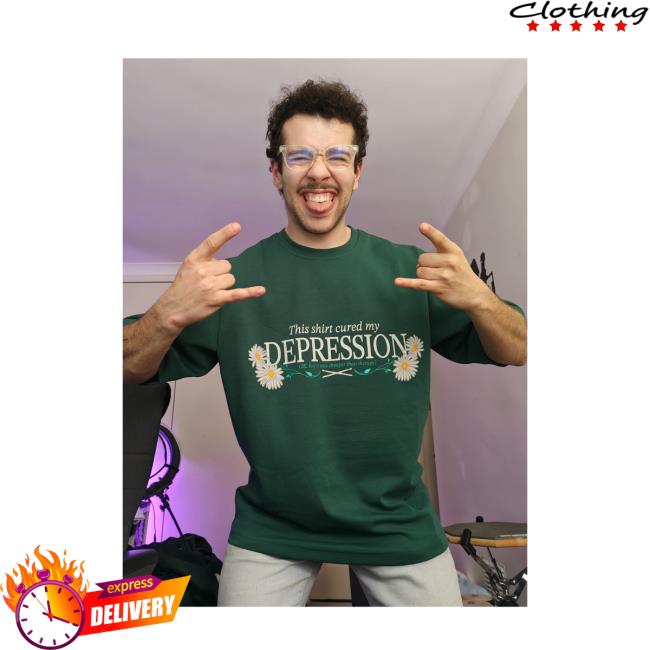 Jago Merch This Shirt Cured My Depression T-Shirt Official Jago Clothing Shop Apparel