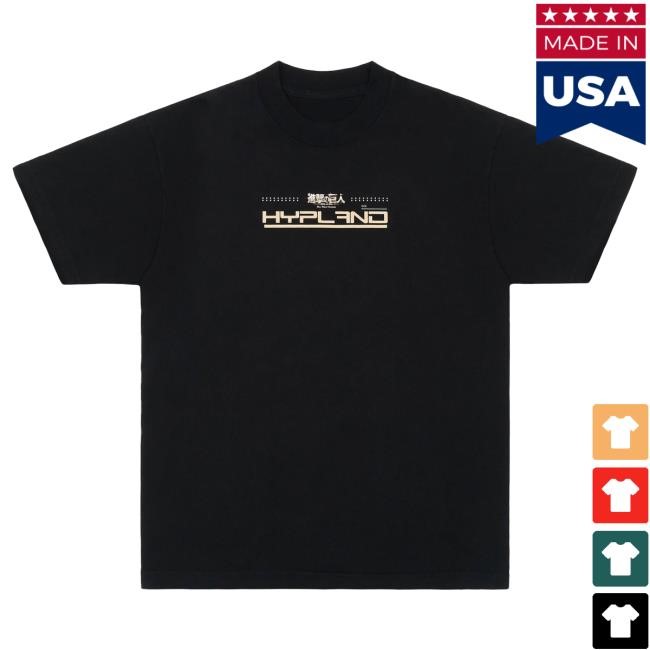 Official Hypland Clothing Merch Store Aot Chaos Shirts (Black)