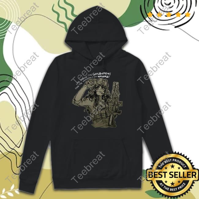 Official Paigeosity Merch Why Should The Government Have The Monopoly On Violence Black Shirt