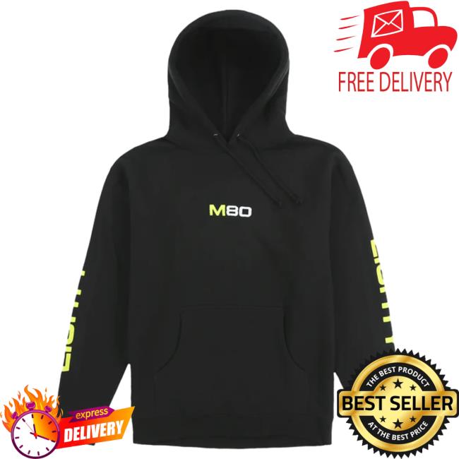 Official M80 Shop Merch Essentials Signature Hoodie 2023 Black