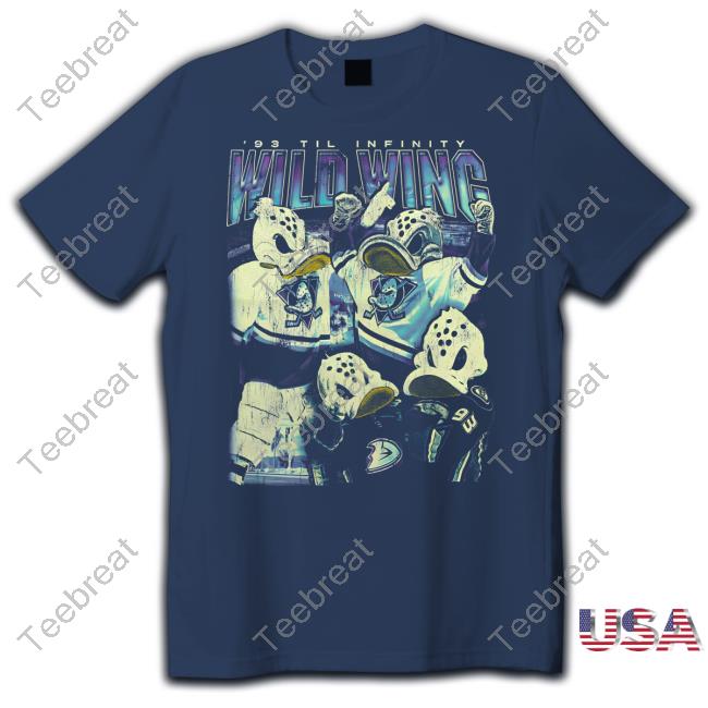 Official Anaheim Ducks Team Store WW '93 to Infinity Long Sleeve Tee